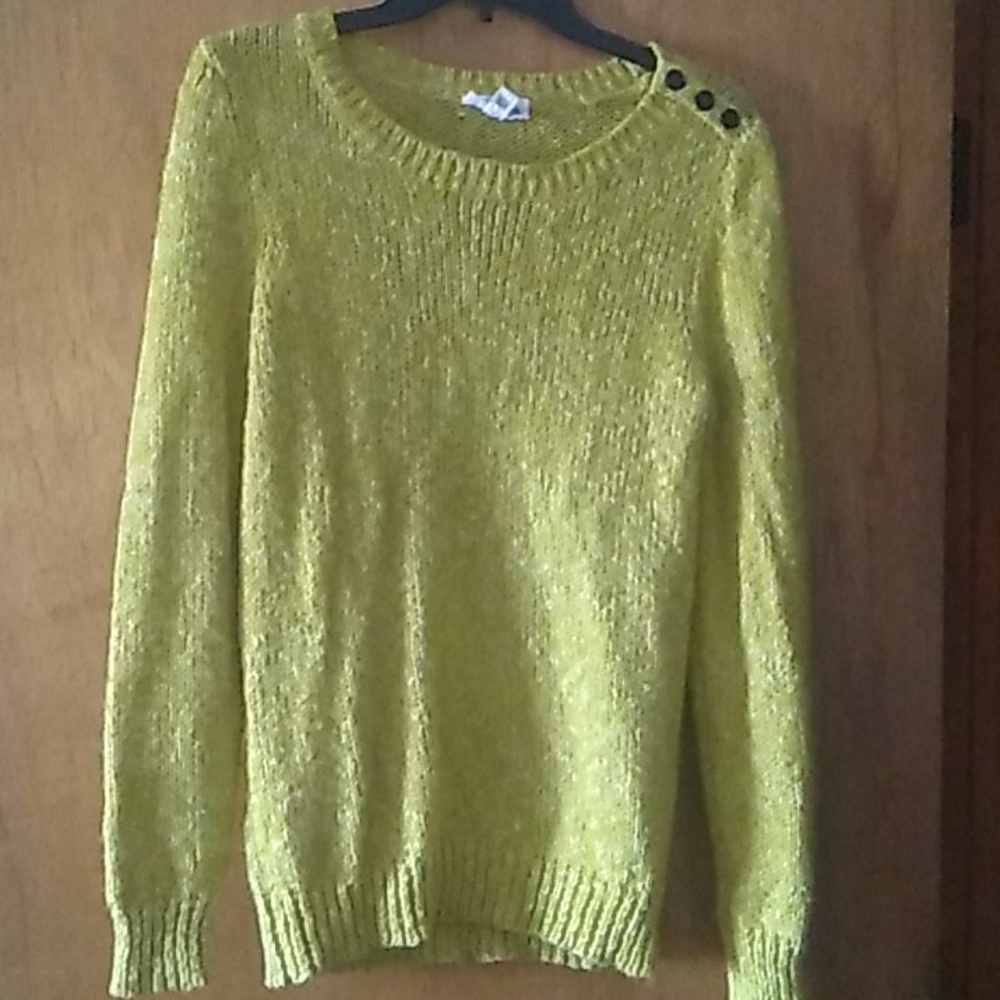 Lime green sweater